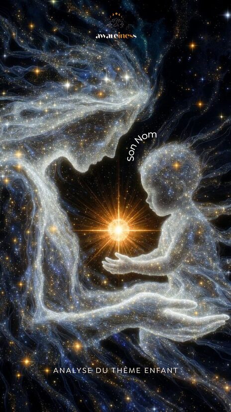 Thème Enfant - الخريطة الفلكية لميلاد الطفل 